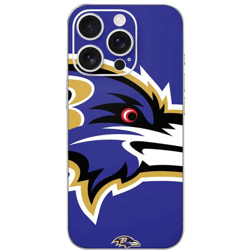 NFL Baltimore Ravens Large Logo iPhone 16 Pro Skin